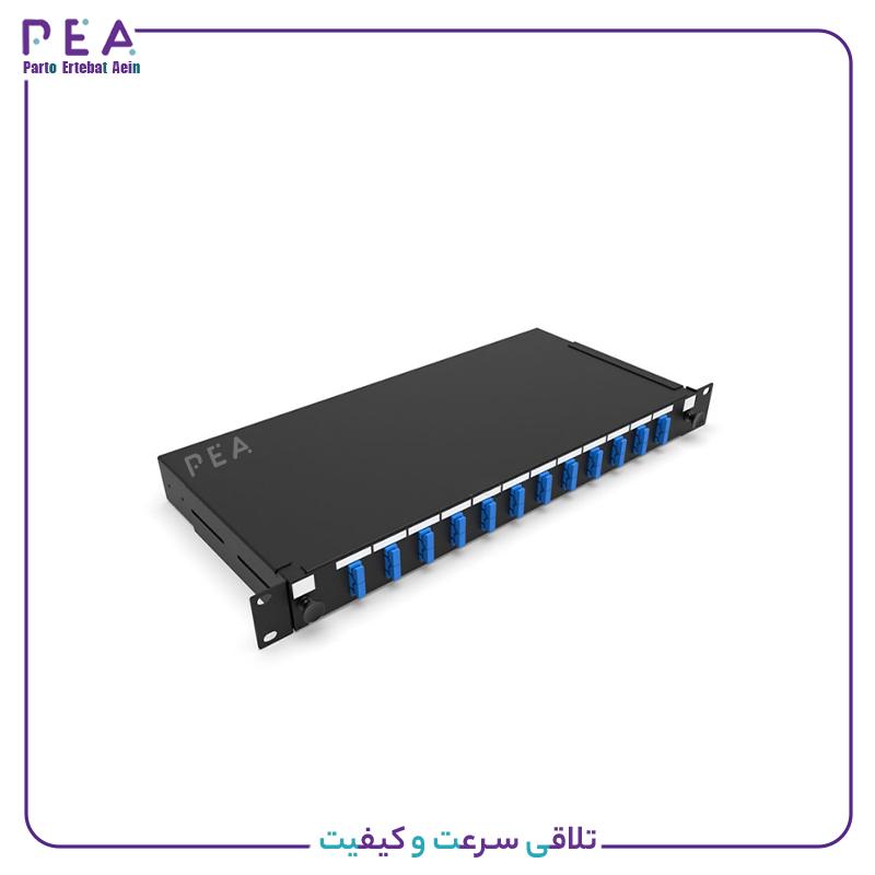 پچ پنل ریلی 24 کور SC فیبر نوری