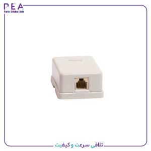 سوکت چسبی تلفن مدل تک سوکتی