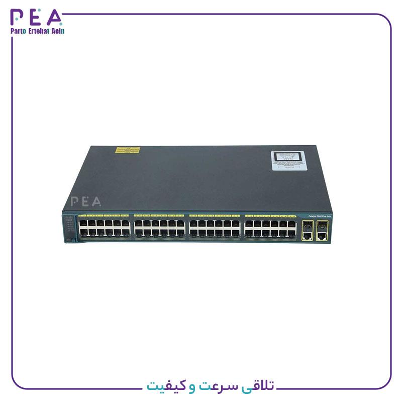 سوئیچ شبکه سیسکو ۴۸ پورت WS-C2960-48PST-L